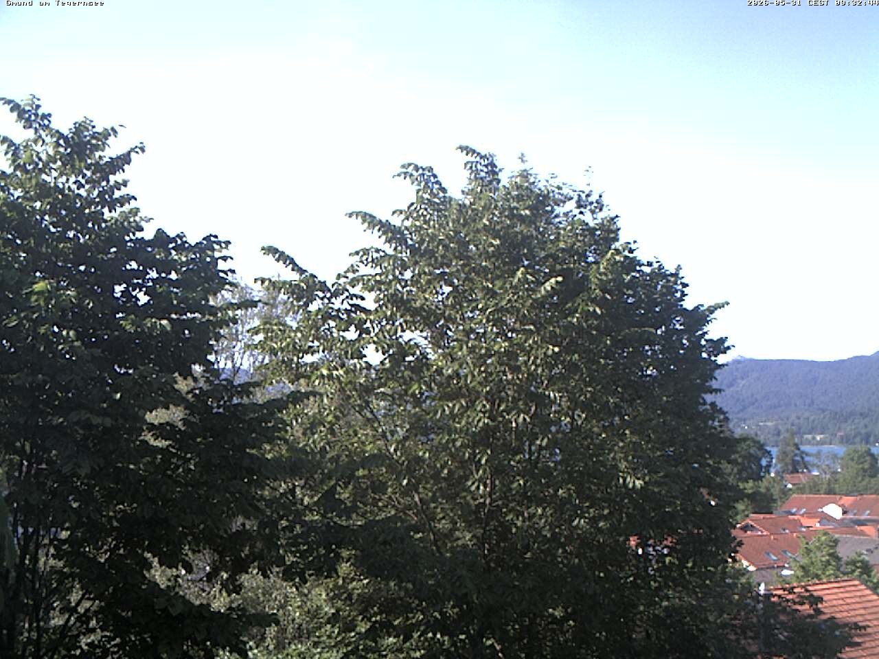 Archiv Foto Webcam Gmund am Tegernsee - Blick nach Süden