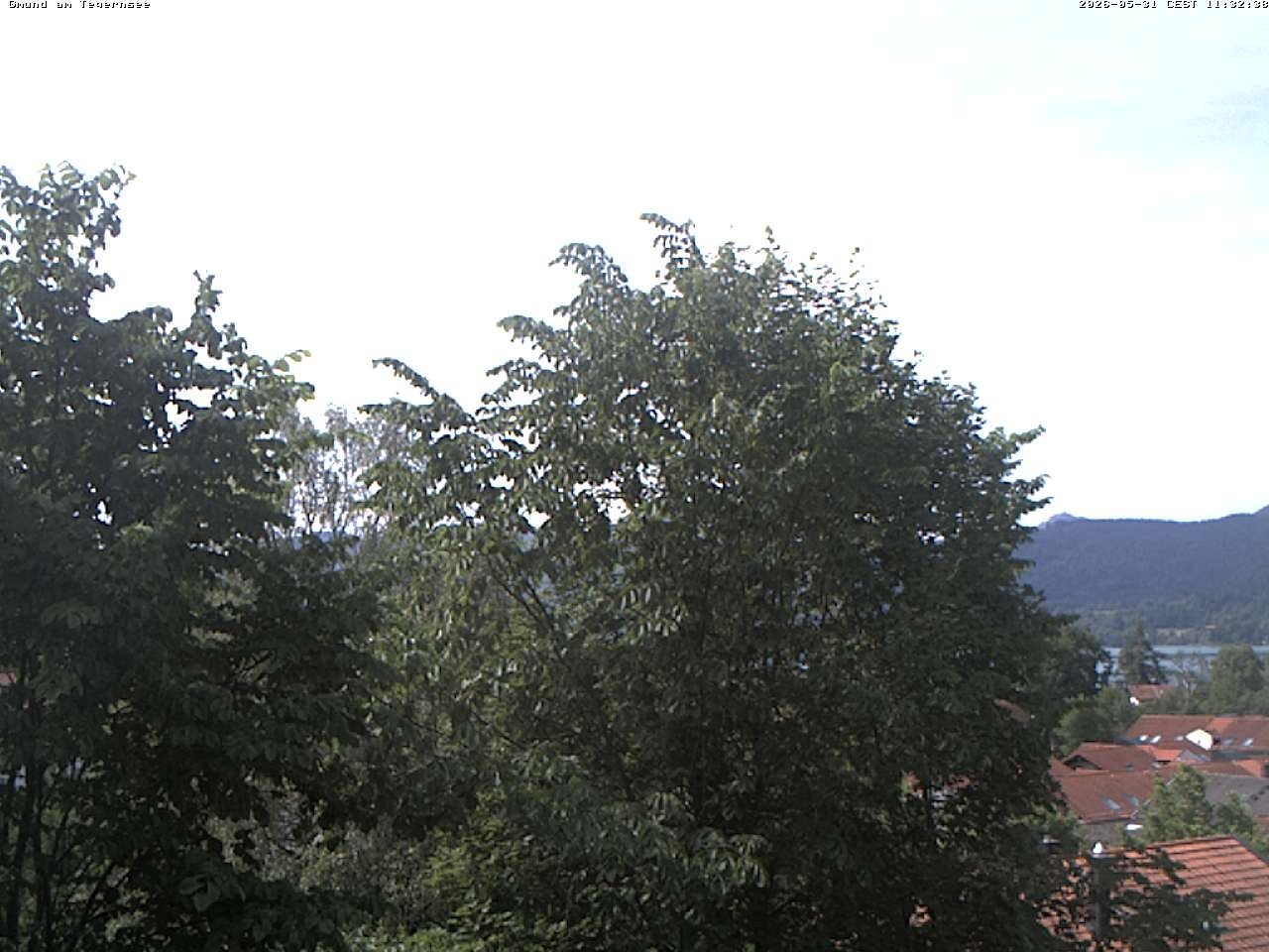 Archiv Foto Webcam Gmund am Tegernsee - Blick nach Süden