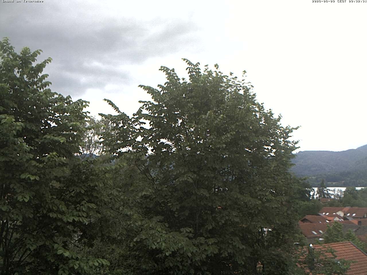 Archiv Foto Webcam Gmund am Tegernsee - Blick nach Süden