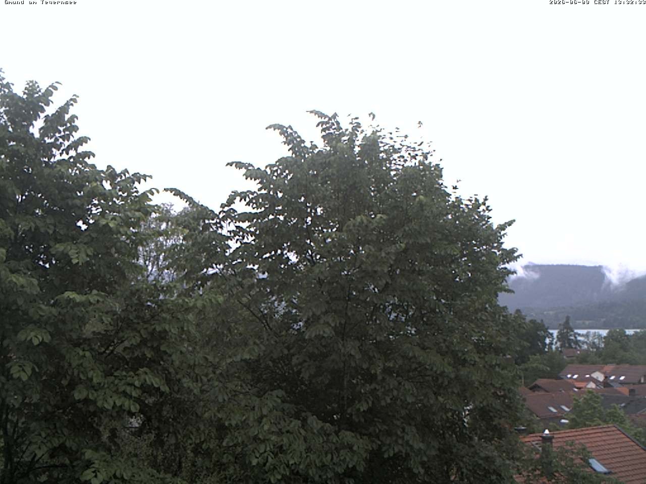 Archiv Foto Webcam Gmund am Tegernsee - Blick nach Süden