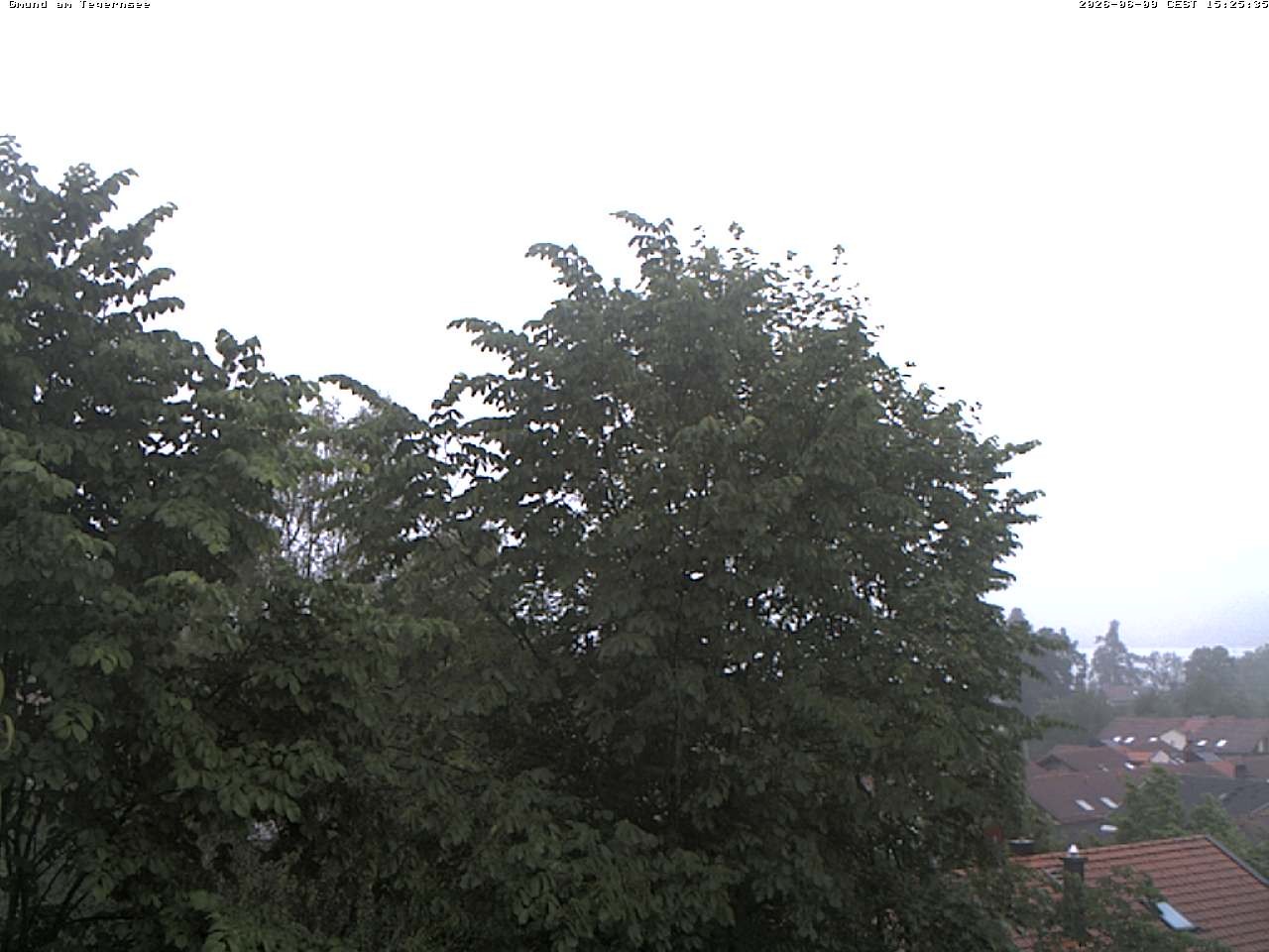 Archiv Foto Webcam Gmund am Tegernsee - Blick nach Süden