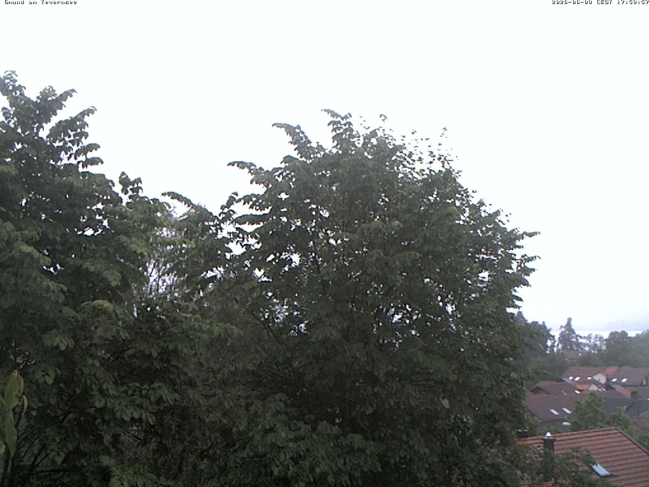 Archiv Foto Webcam Gmund am Tegernsee - Blick nach Süden