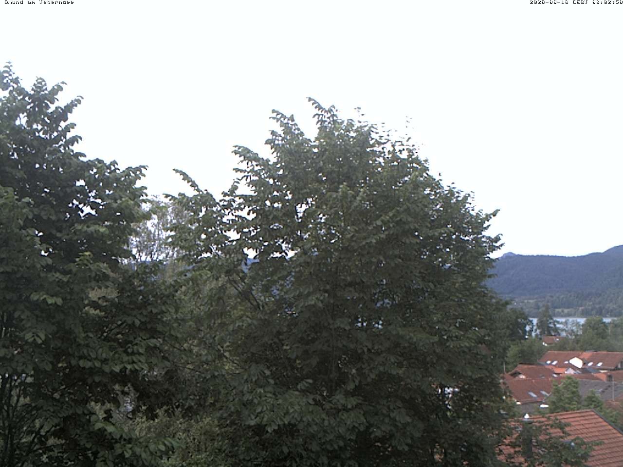 Archiv Foto Webcam Gmund am Tegernsee - Blick nach Süden