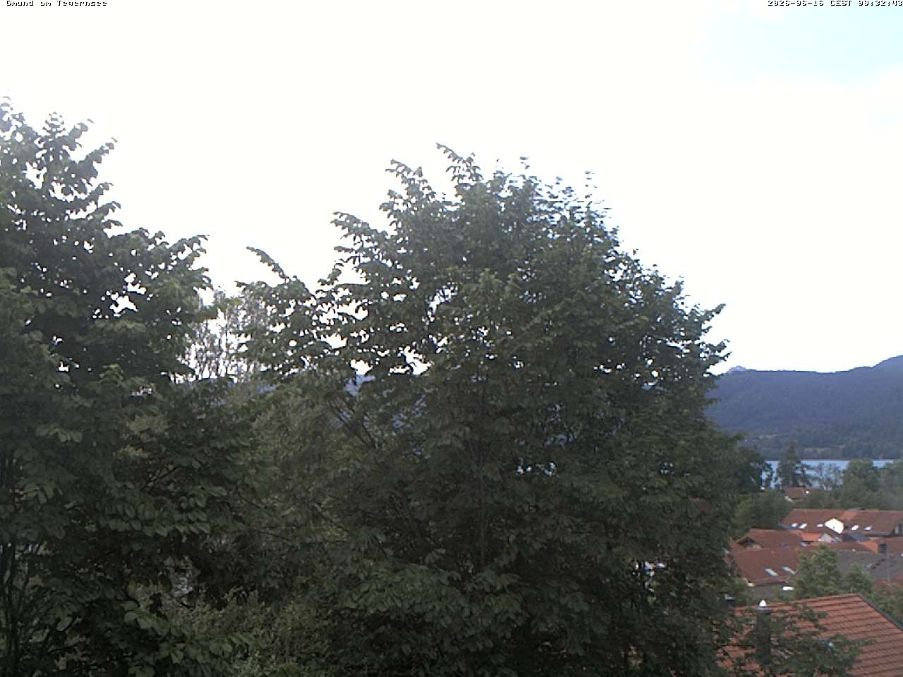 Archiv Foto Webcam Gmund am Tegernsee - Blick nach Süden