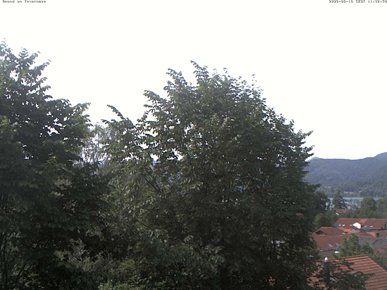 Archiv Foto Webcam Gmund am Tegernsee - Blick nach Süden