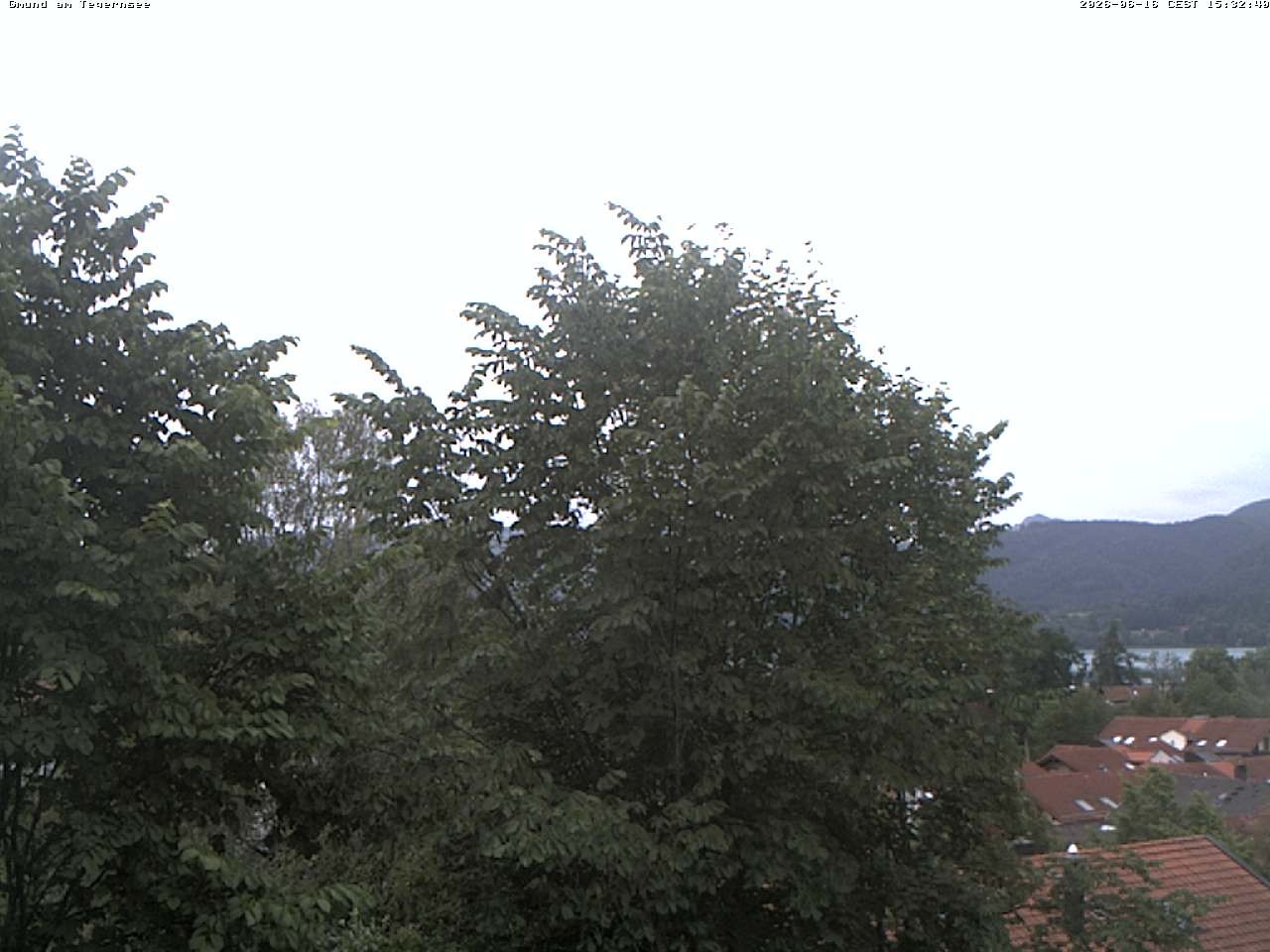 Archiv Foto Webcam Gmund am Tegernsee - Blick nach Süden