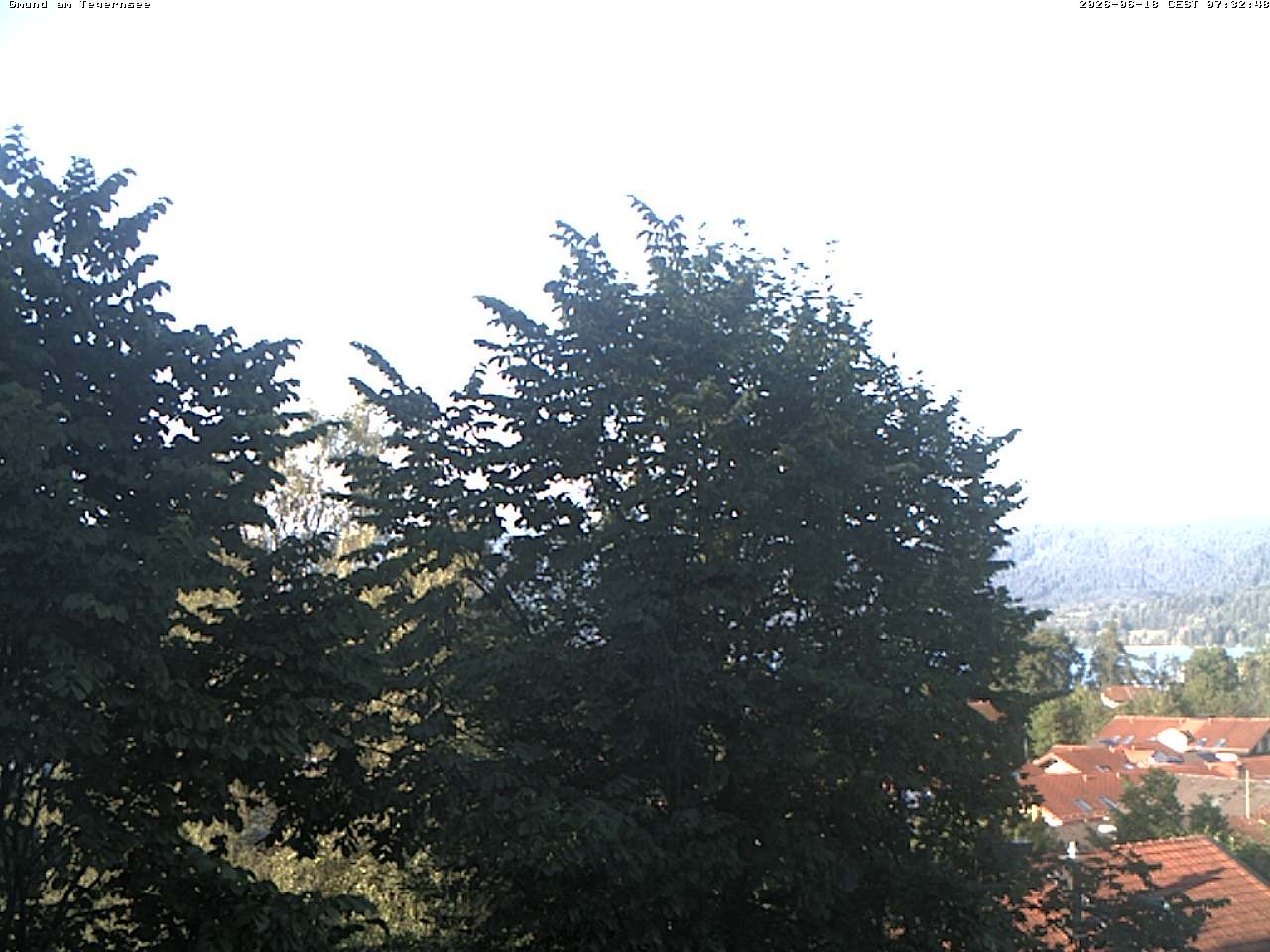 Archiv Foto Webcam Gmund am Tegernsee - Blick nach Süden