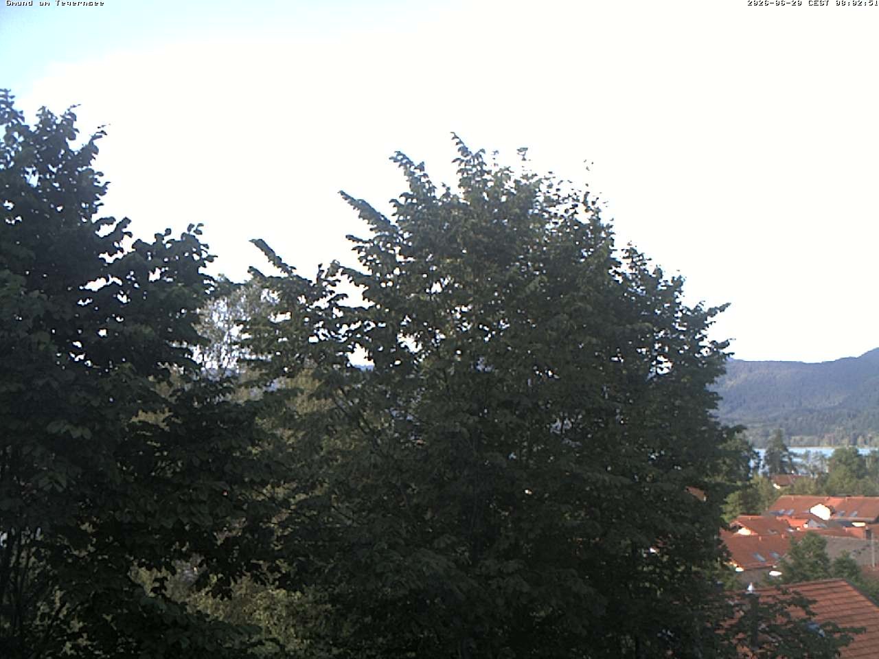 Archiv Foto Webcam Gmund am Tegernsee - Blick nach Süden