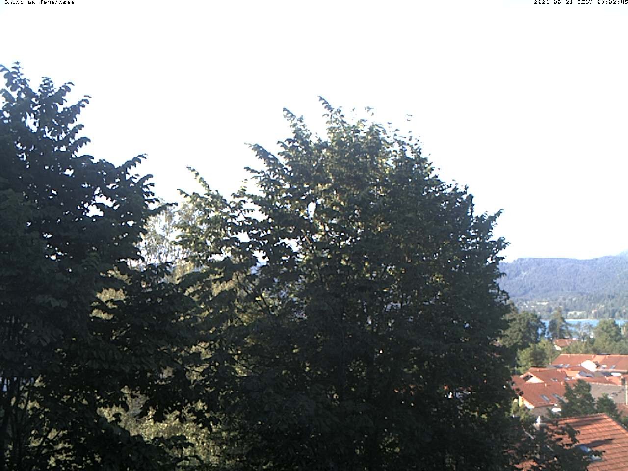Archived image Webcam Gmund - Tegernsee - View to the South