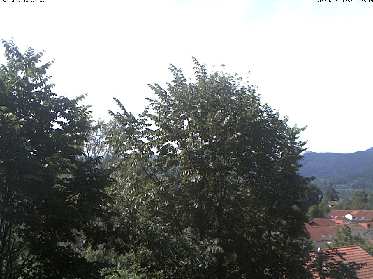 Archiv Foto Webcam Gmund am Tegernsee - Blick nach Süden