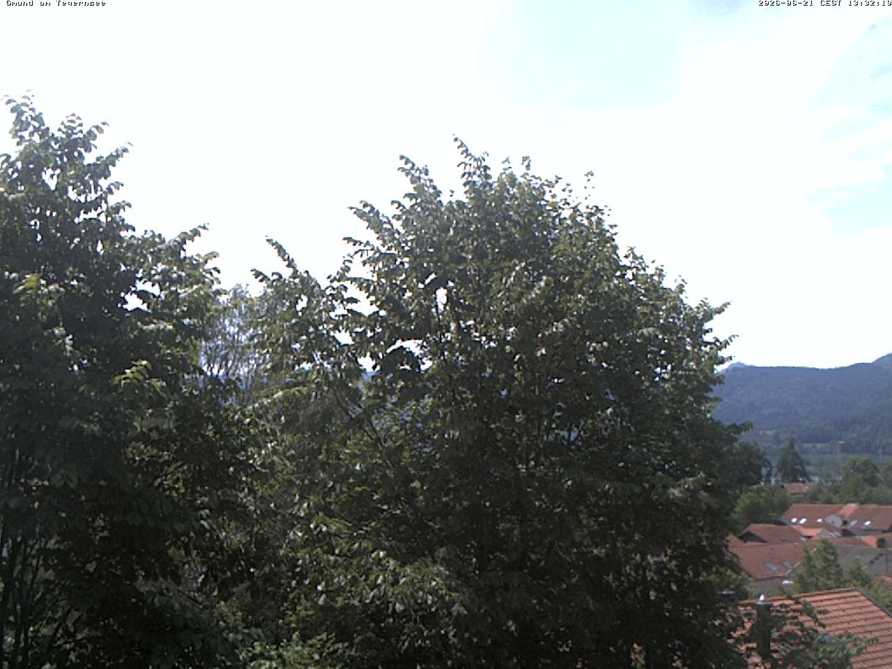 Archiv Foto Webcam Gmund am Tegernsee - Blick nach Süden