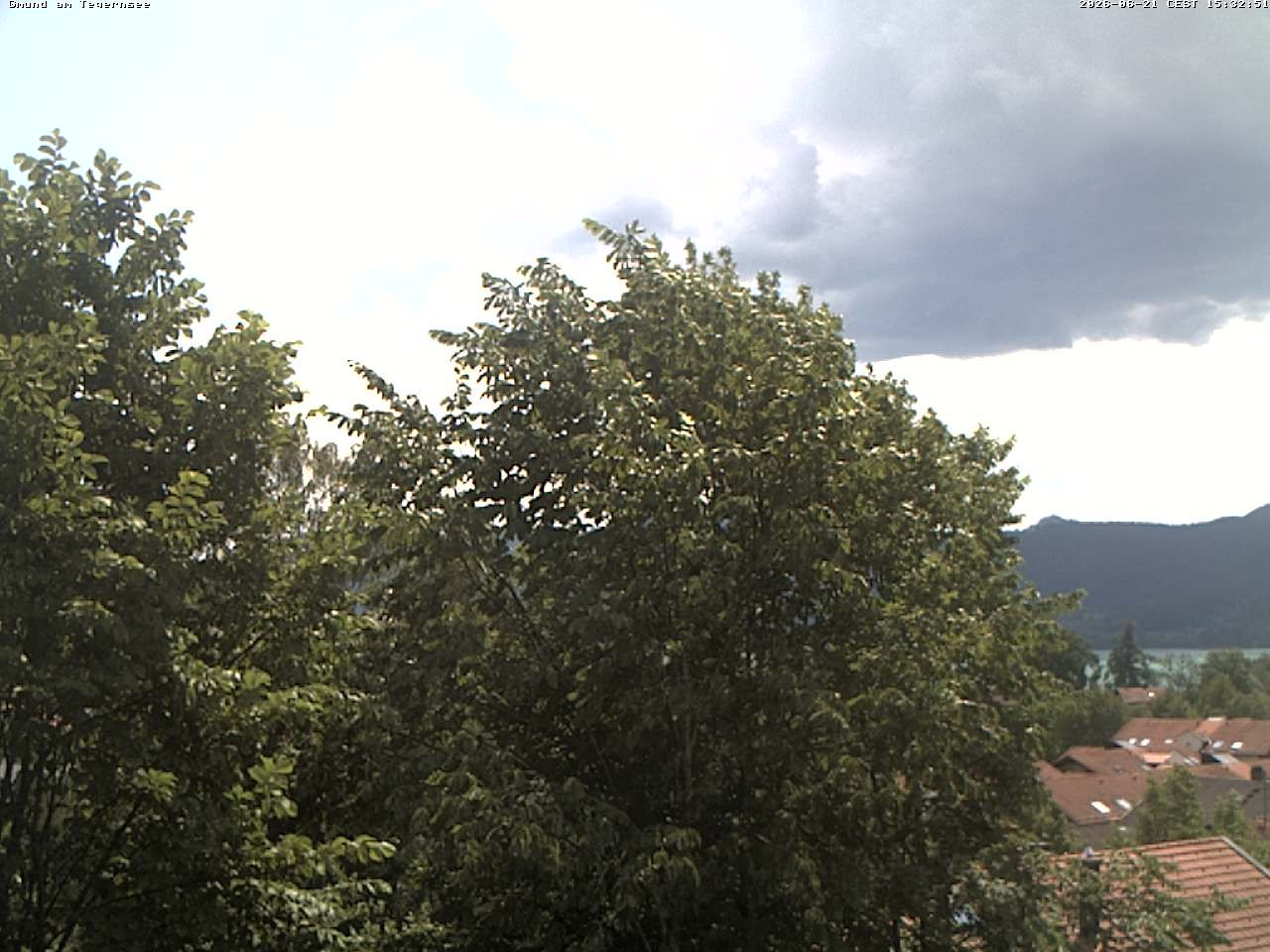 Archiv Foto Webcam Gmund am Tegernsee - Blick nach Süden