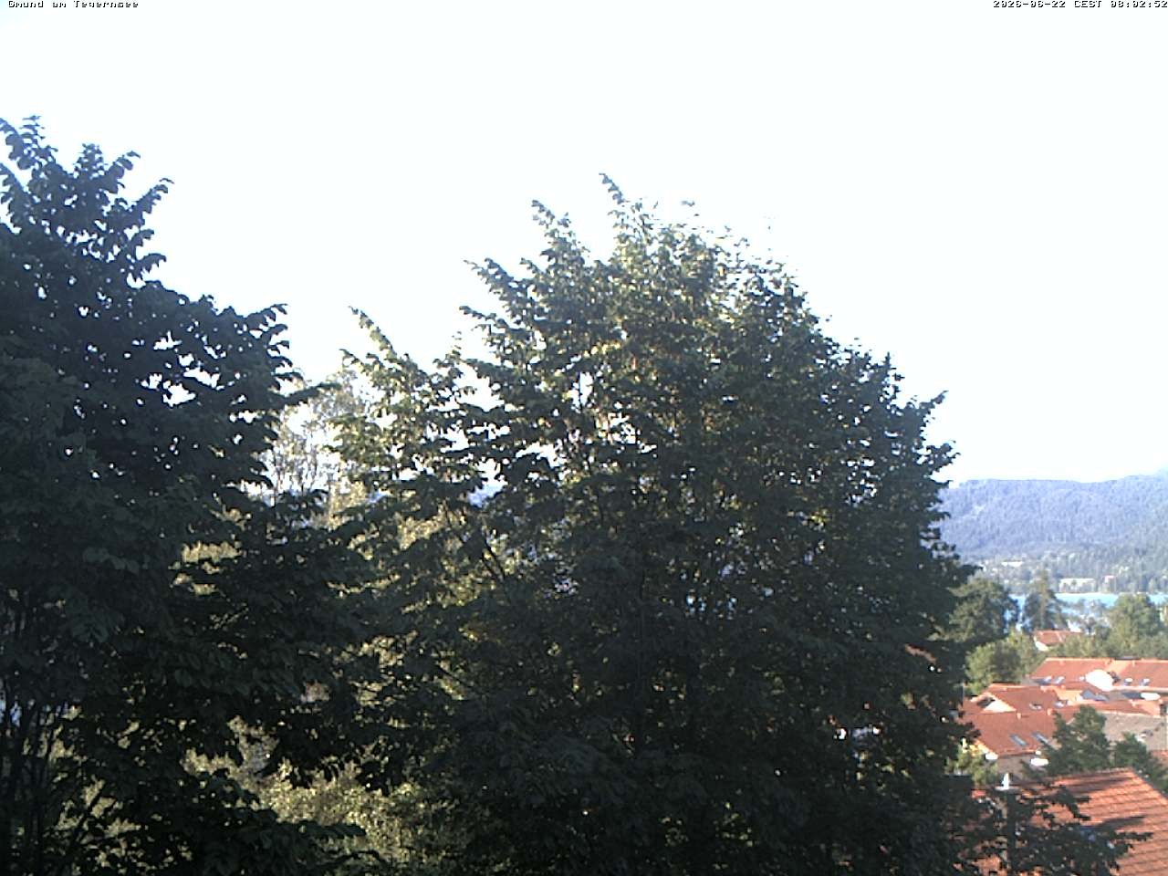 Archiv Foto Webcam Gmund am Tegernsee - Blick nach Süden