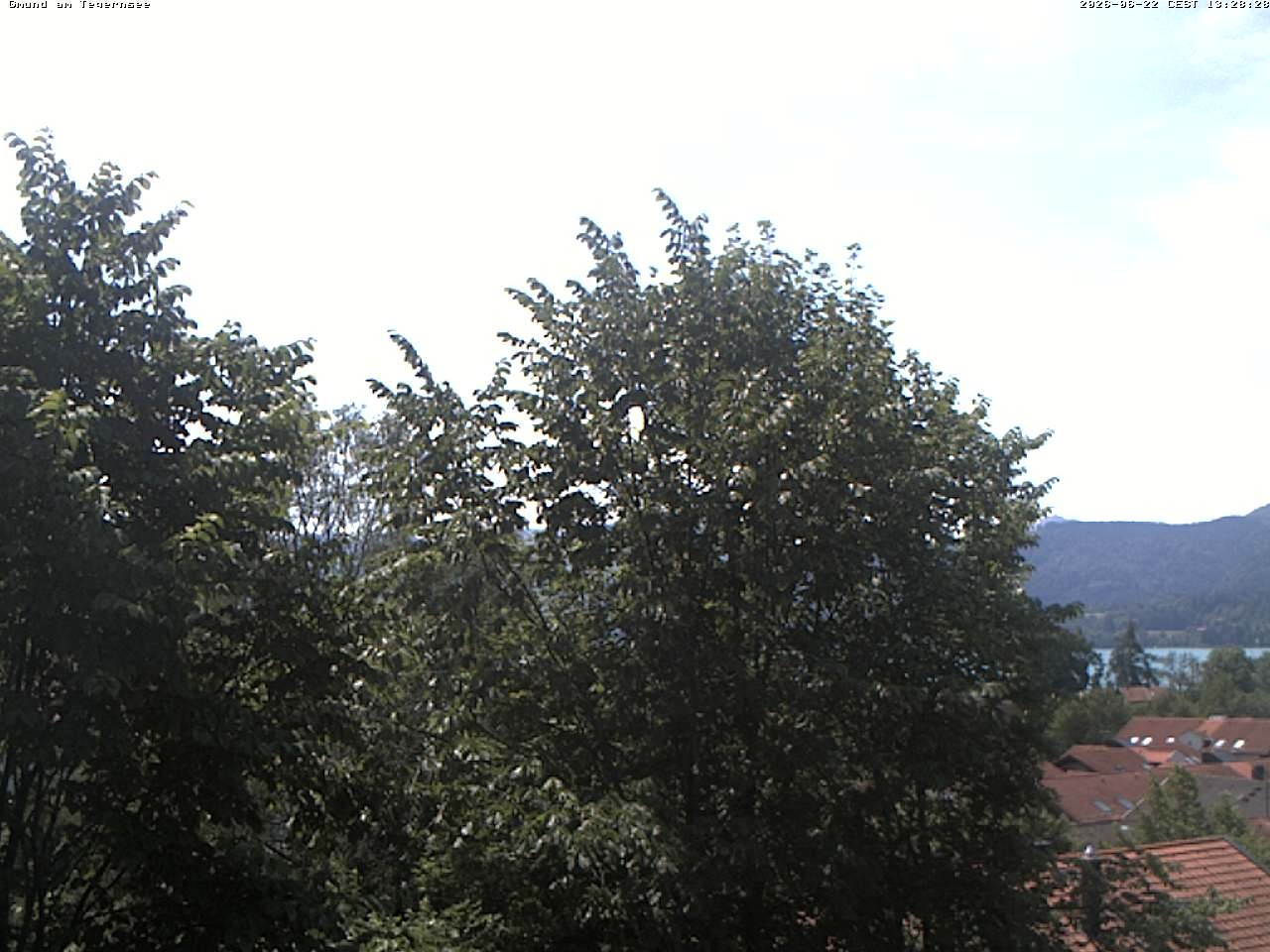Archiv Foto Webcam Gmund am Tegernsee - Blick nach Süden