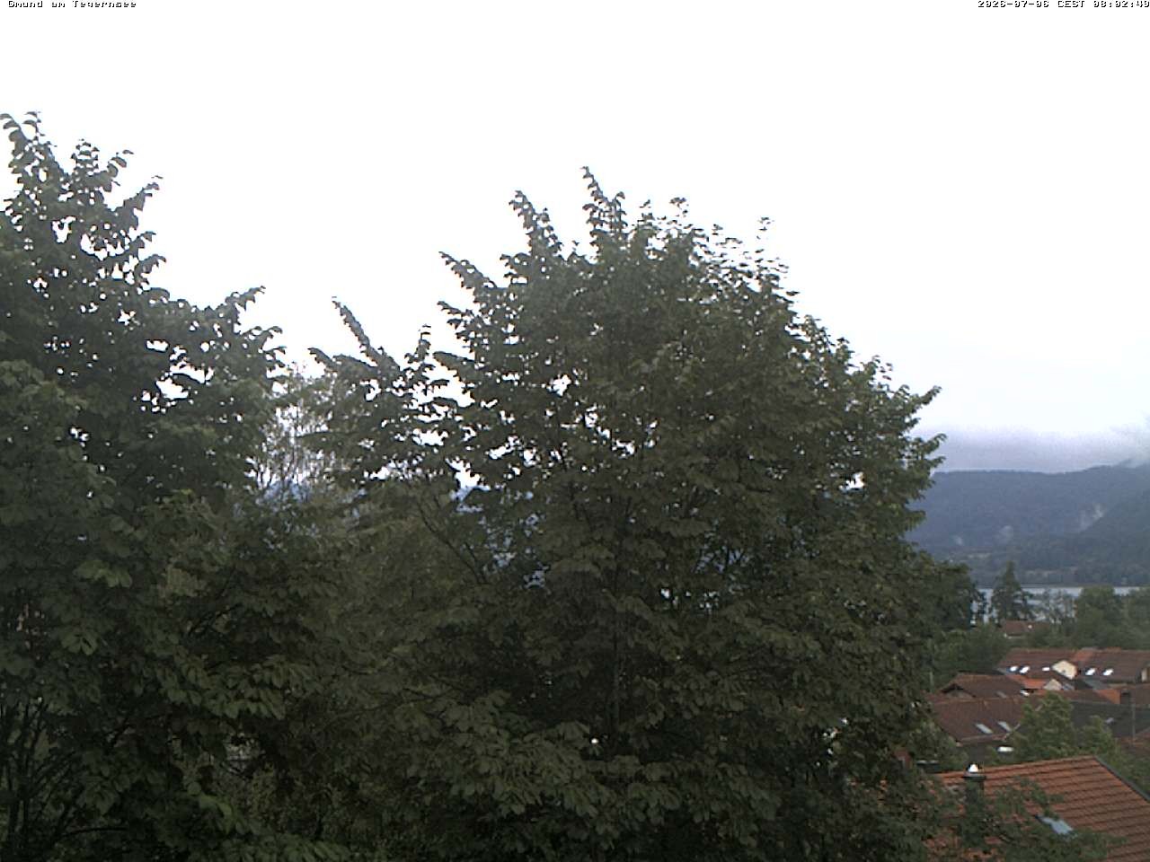 Archiv Foto Webcam Gmund am Tegernsee - Blick nach Süden