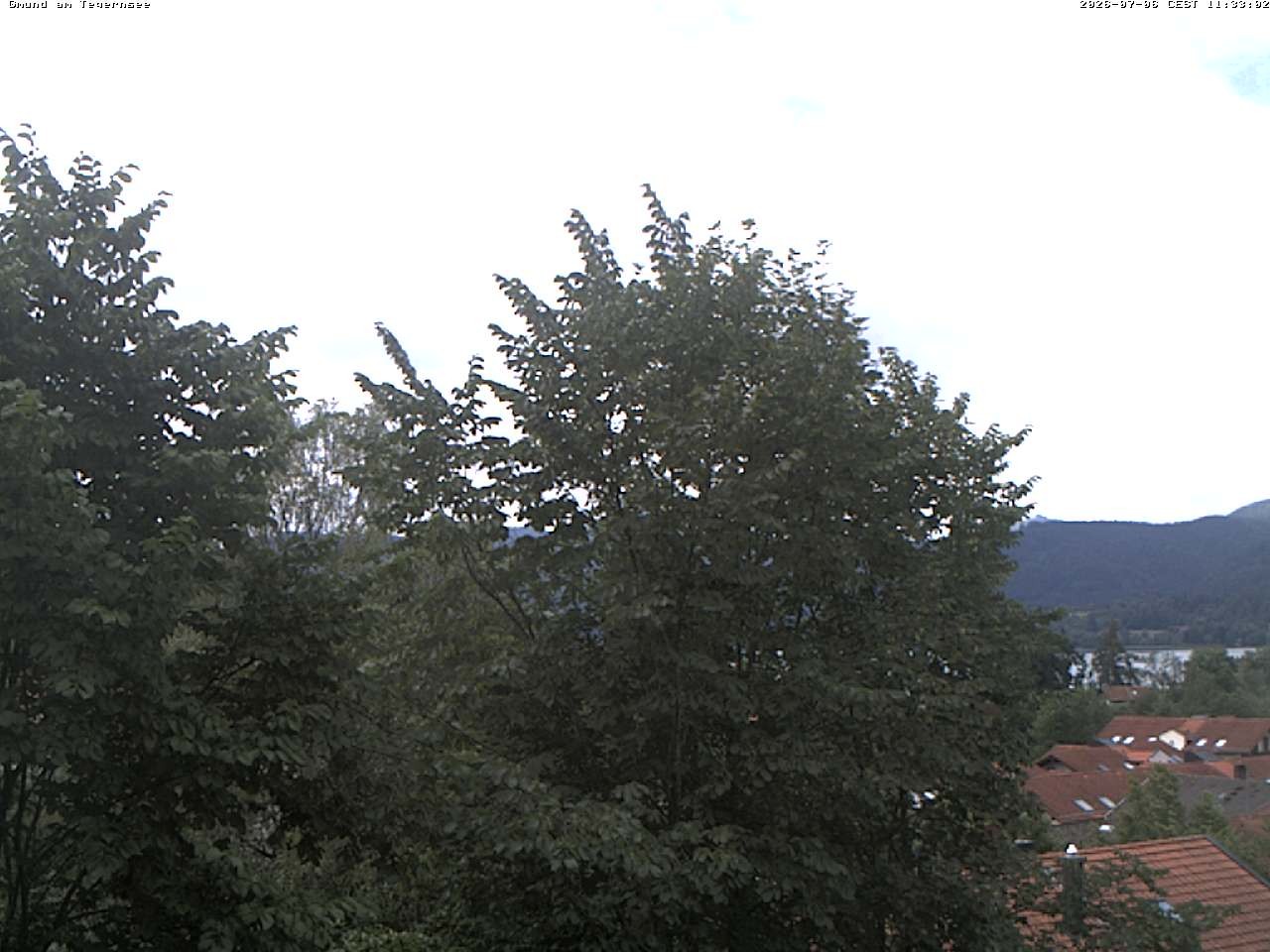 Archiv Foto Webcam Gmund am Tegernsee - Blick nach Süden