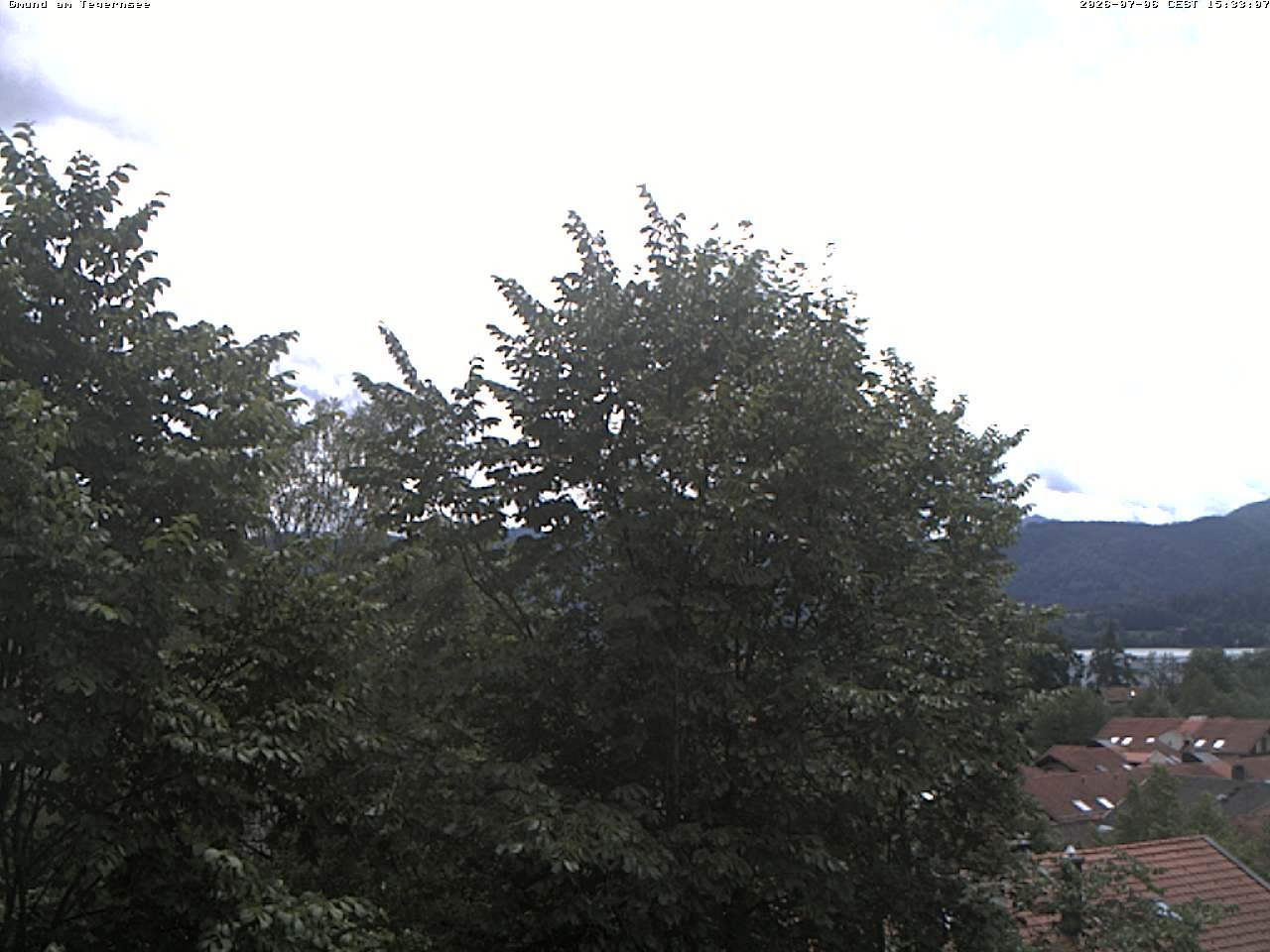 Archiv Foto Webcam Gmund am Tegernsee - Blick nach Süden