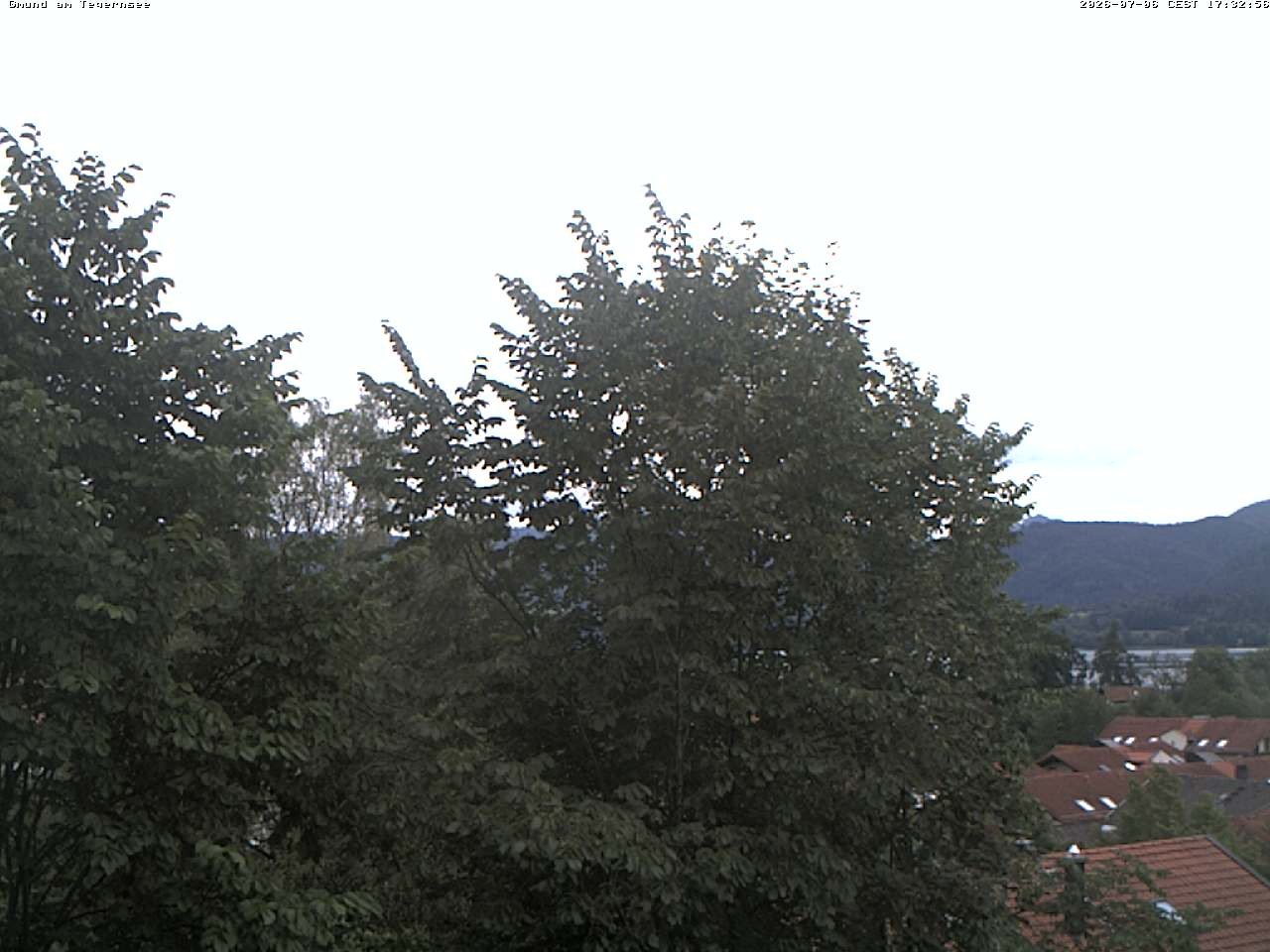 Archiv Foto Webcam Gmund am Tegernsee - Blick nach Süden