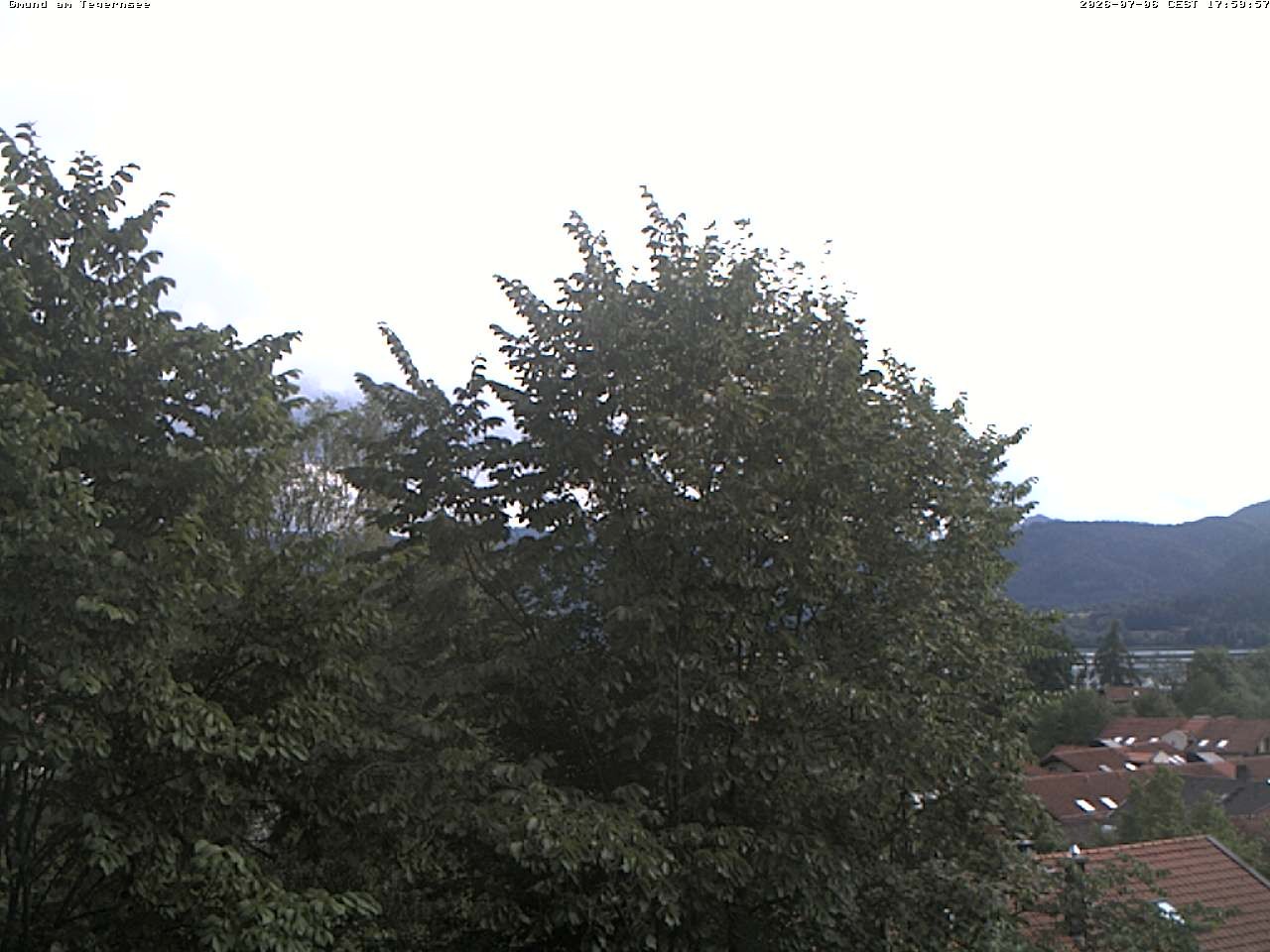 Archiv Foto Webcam Gmund am Tegernsee - Blick nach Süden