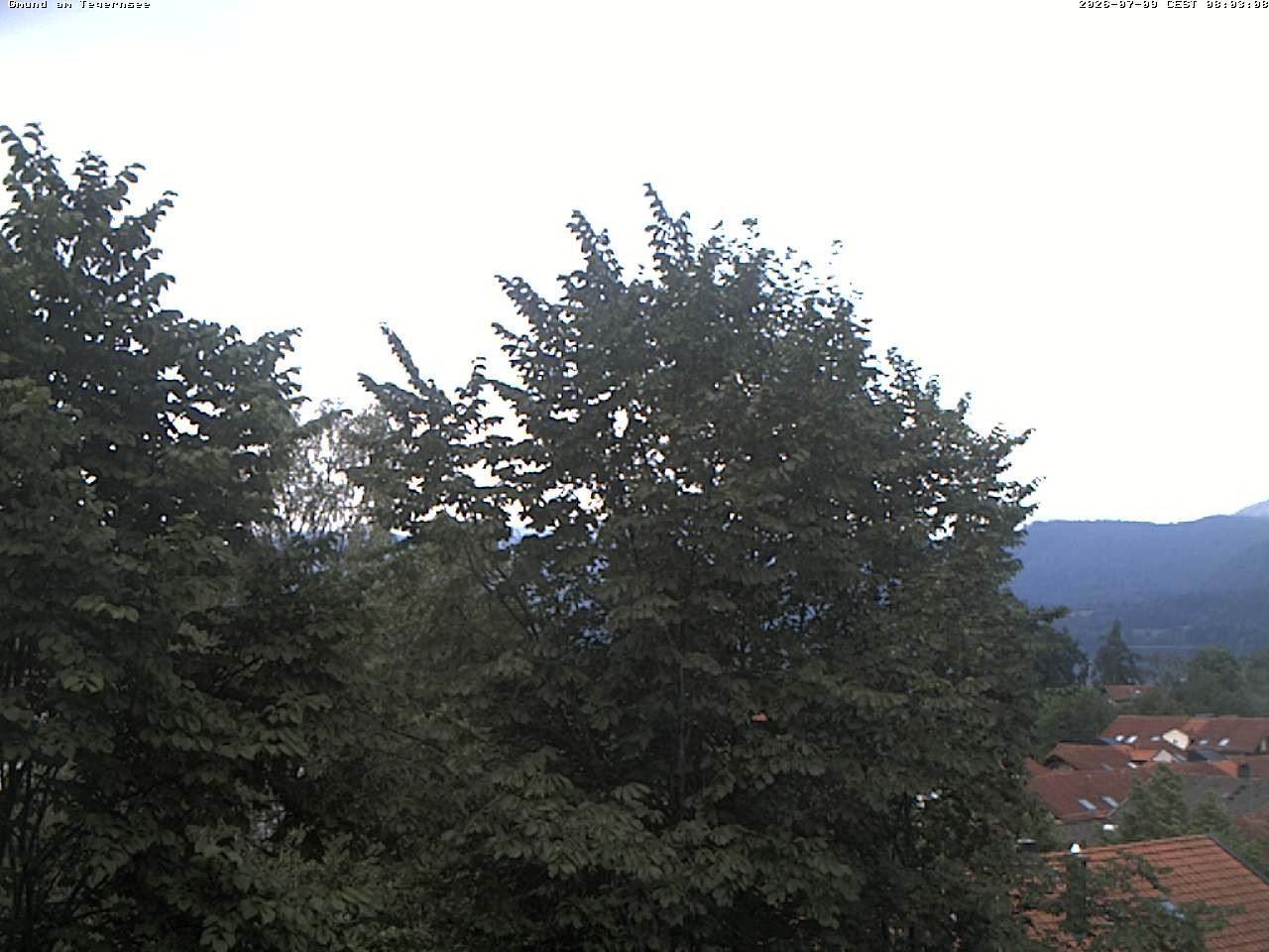 Archiv Foto Webcam Gmund am Tegernsee - Blick nach Süden