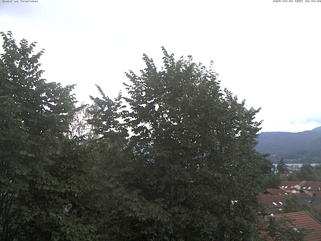 Archiv Foto Webcam Gmund am Tegernsee - Blick nach Süden
