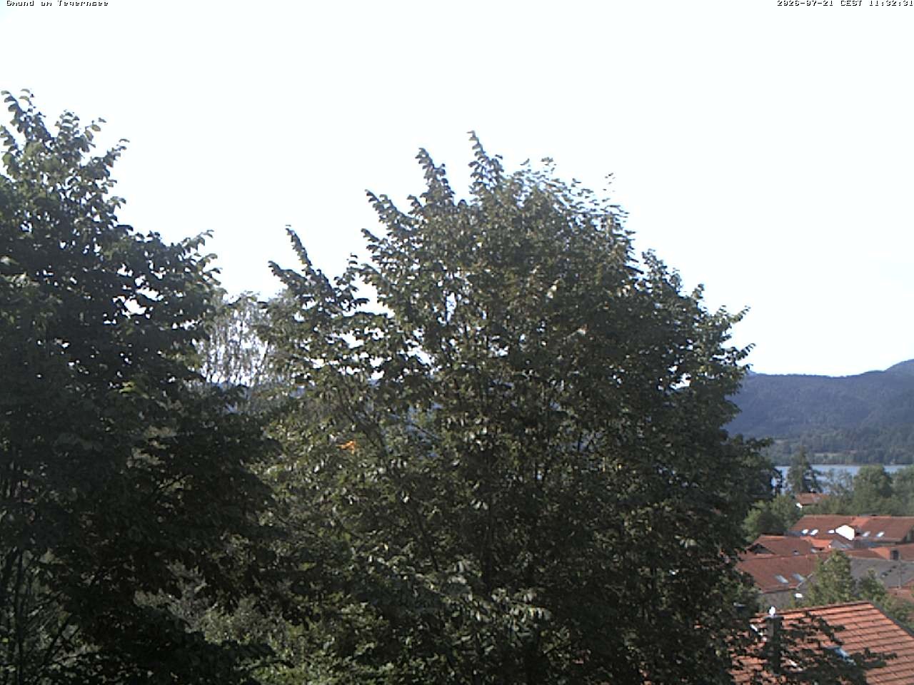 Archiv Foto Webcam Gmund am Tegernsee - Blick nach Süden