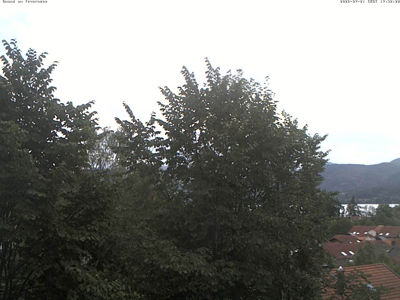 Archiv Foto Webcam Gmund am Tegernsee - Blick nach Süden