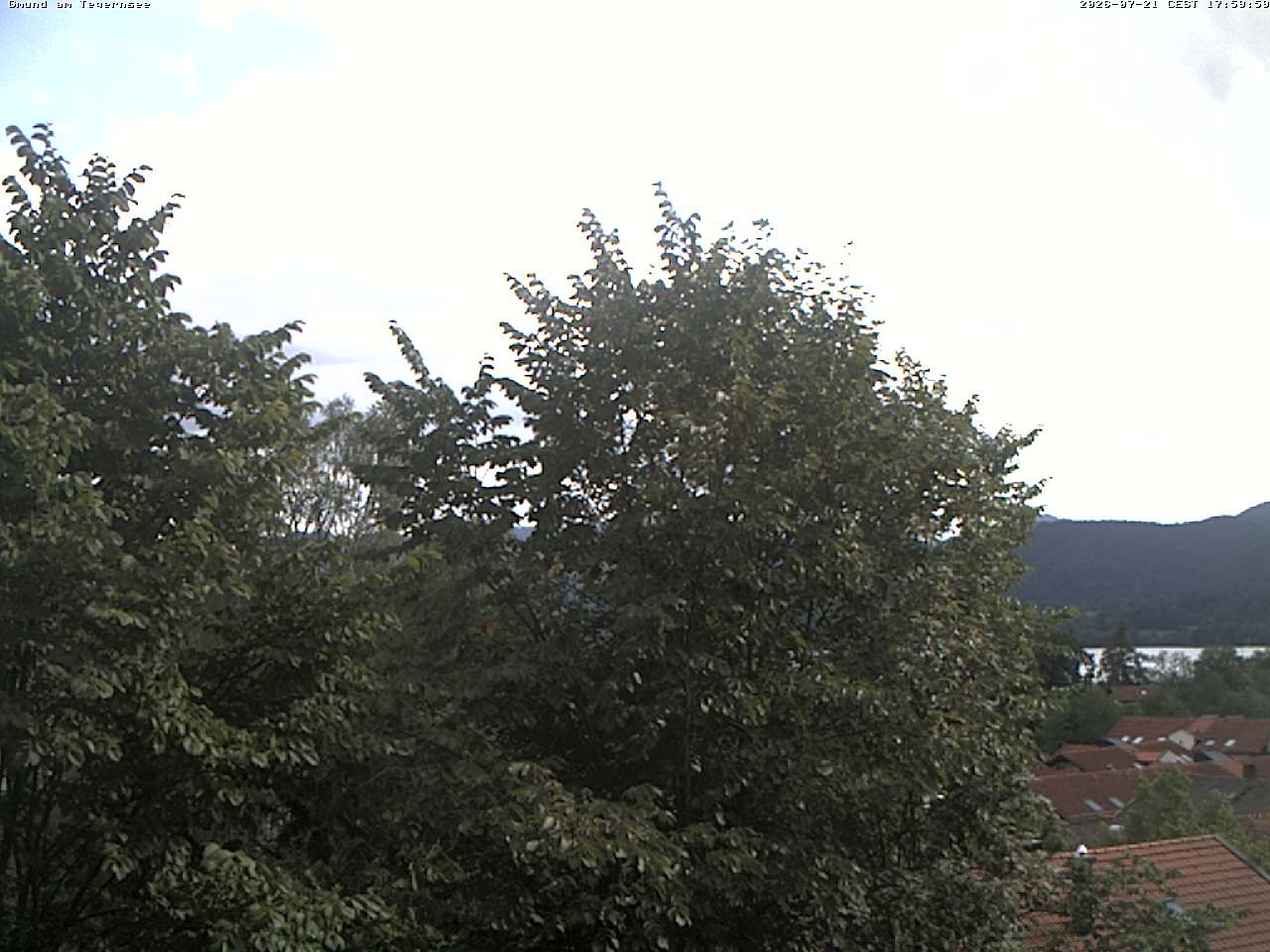 Archiv Foto Webcam Gmund am Tegernsee - Blick nach Süden