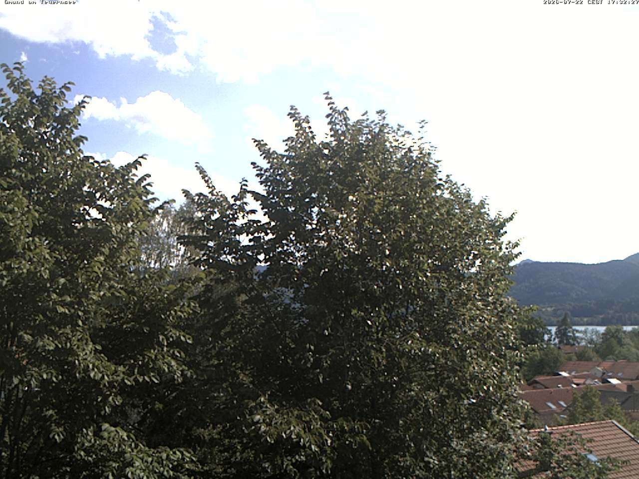 Archiv Foto Webcam Gmund am Tegernsee - Blick nach Süden