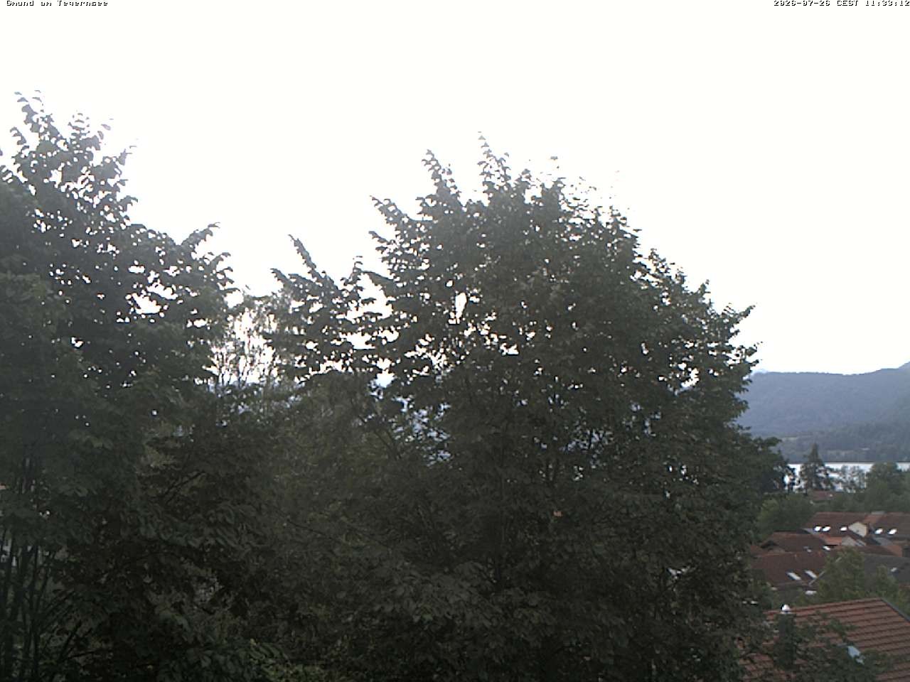 Archiv Foto Webcam Gmund am Tegernsee - Blick nach Süden