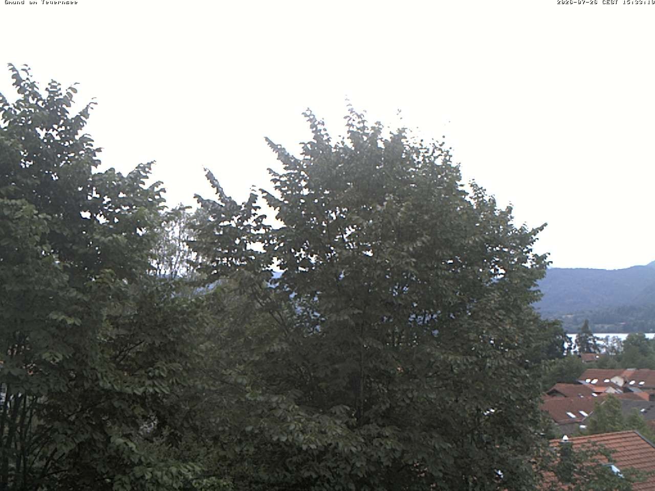 Archiv Foto Webcam Gmund am Tegernsee - Blick nach Süden