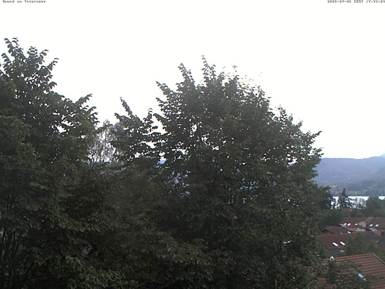 Archiv Foto Webcam Gmund am Tegernsee - Blick nach Süden