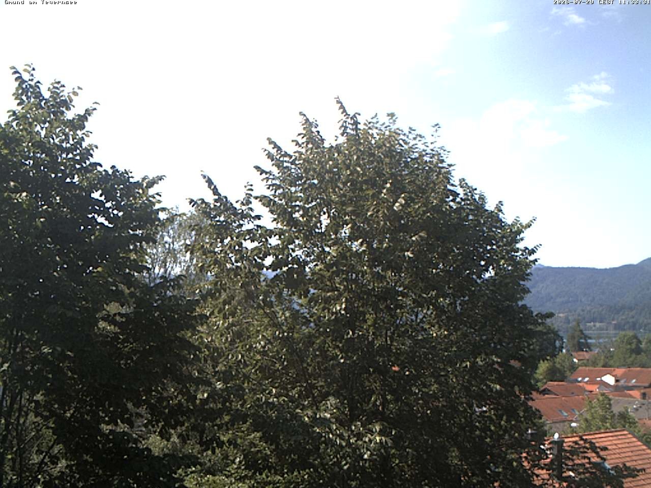 Archiv Foto Webcam Gmund am Tegernsee - Blick nach Süden
