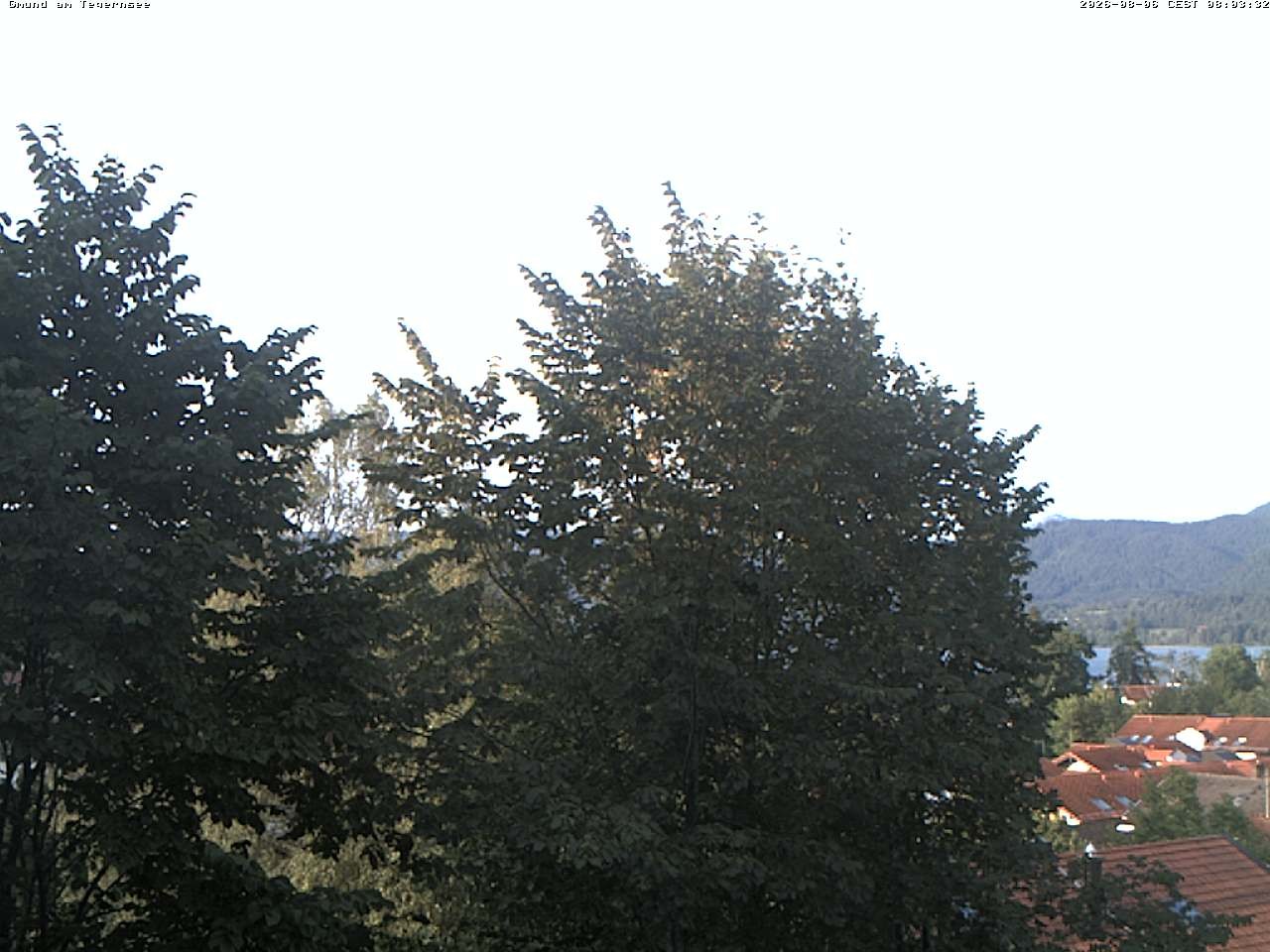 Archiv Foto Webcam Gmund am Tegernsee - Blick nach Süden