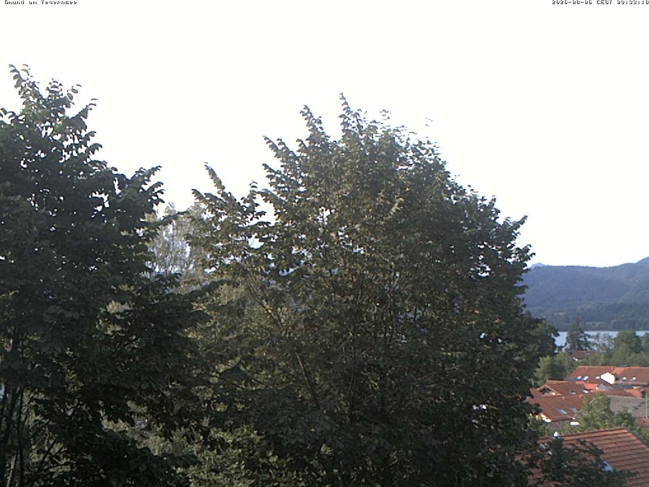 Archiv Foto Webcam Gmund am Tegernsee - Blick nach Süden