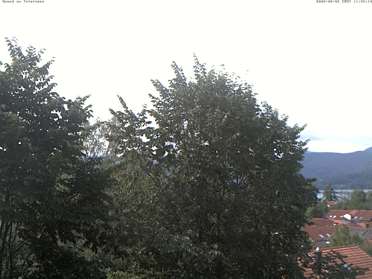 Archiv Foto Webcam Gmund am Tegernsee - Blick nach Süden