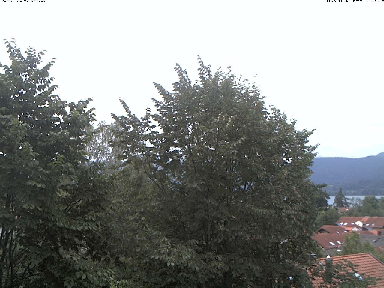 Archiv Foto Webcam Gmund am Tegernsee - Blick nach Süden