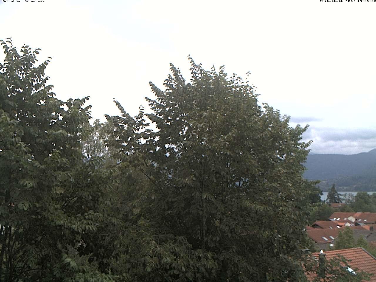 Archiv Foto Webcam Gmund am Tegernsee - Blick nach Süden