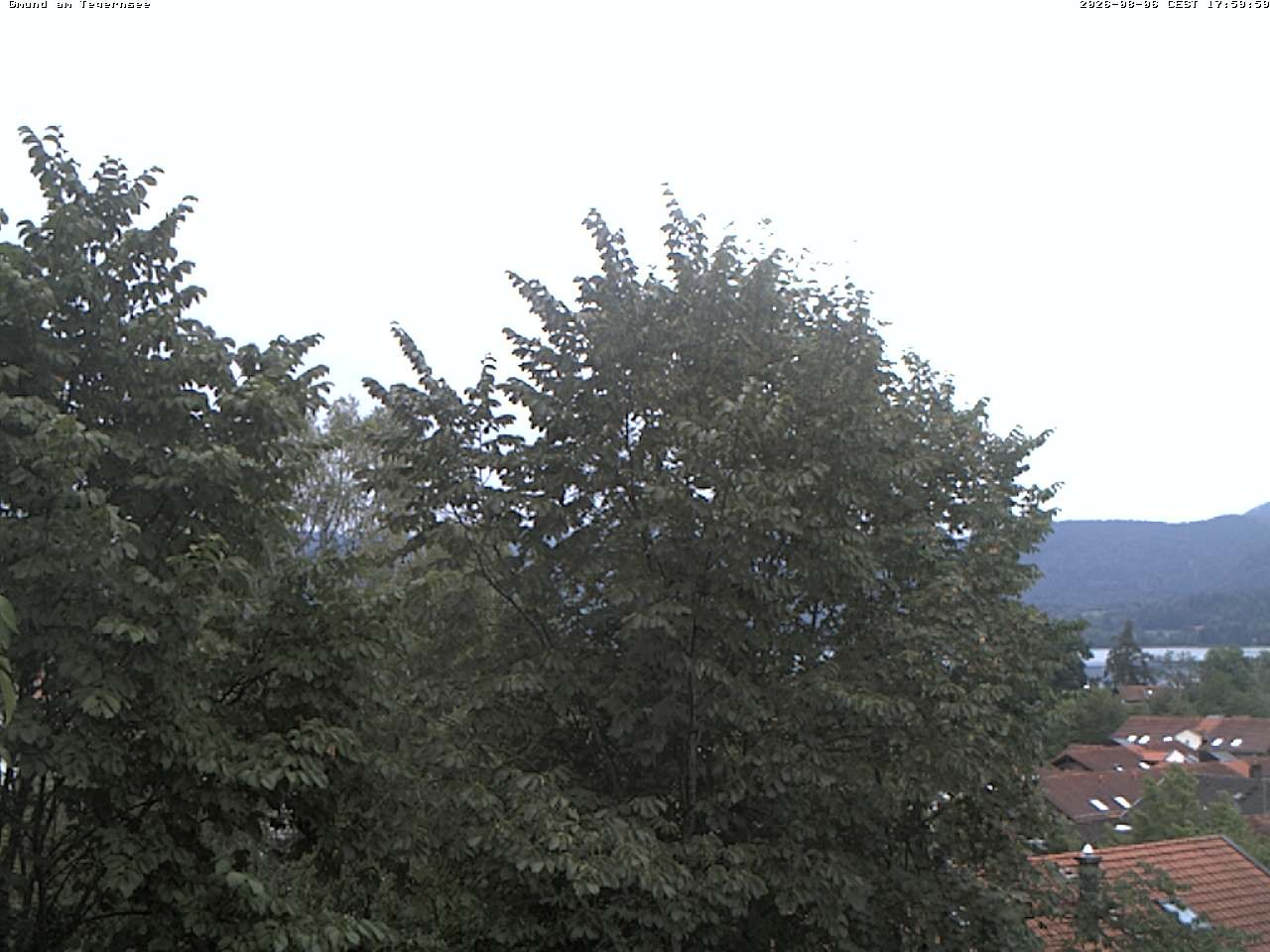 Archiv Foto Webcam Gmund am Tegernsee - Blick nach Süden