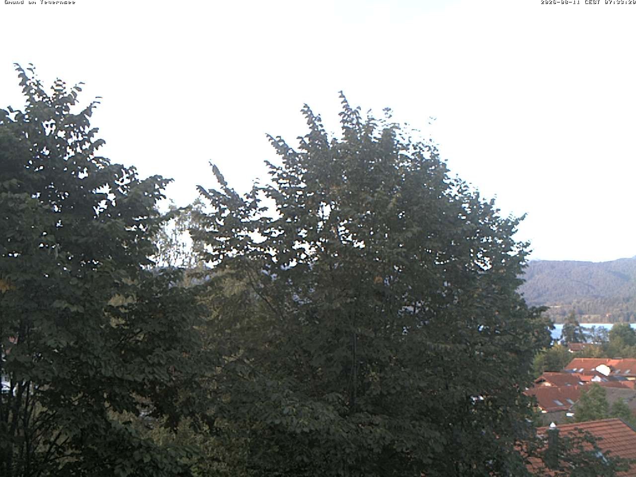 Archiv Foto Webcam Gmund am Tegernsee - Blick nach Süden