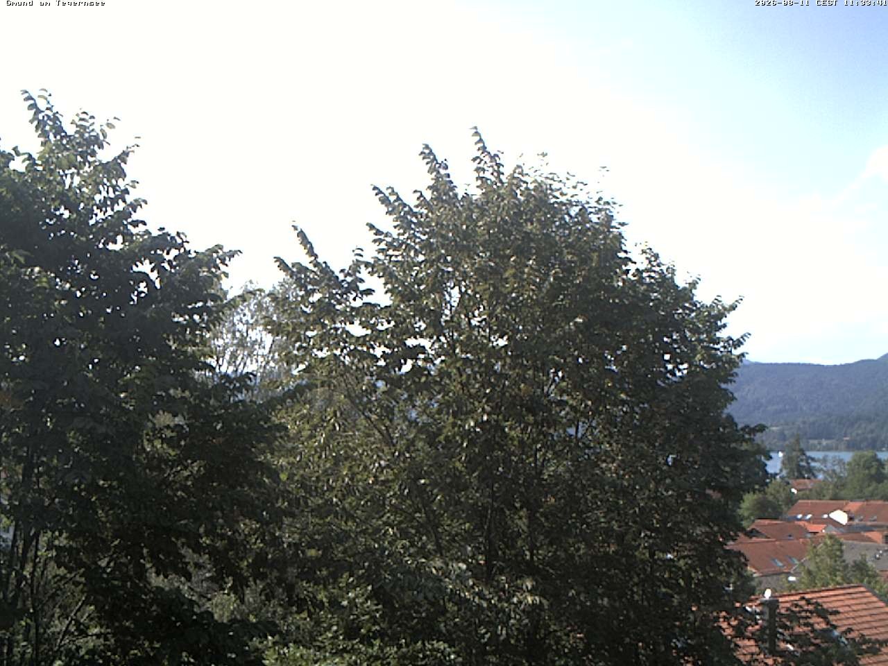 Archiv Foto Webcam Gmund am Tegernsee - Blick nach Süden