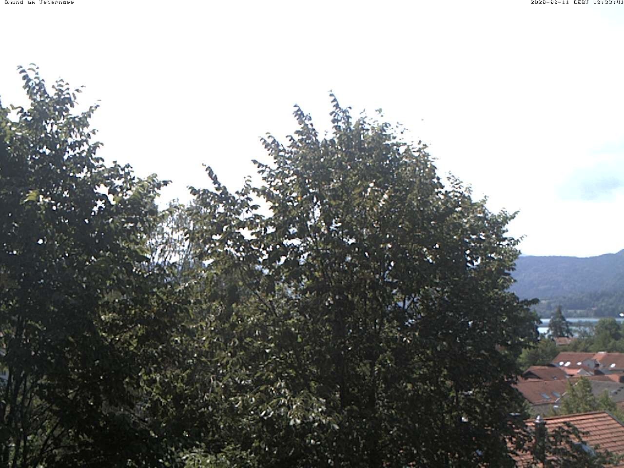 Archiv Foto Webcam Gmund am Tegernsee - Blick nach Süden