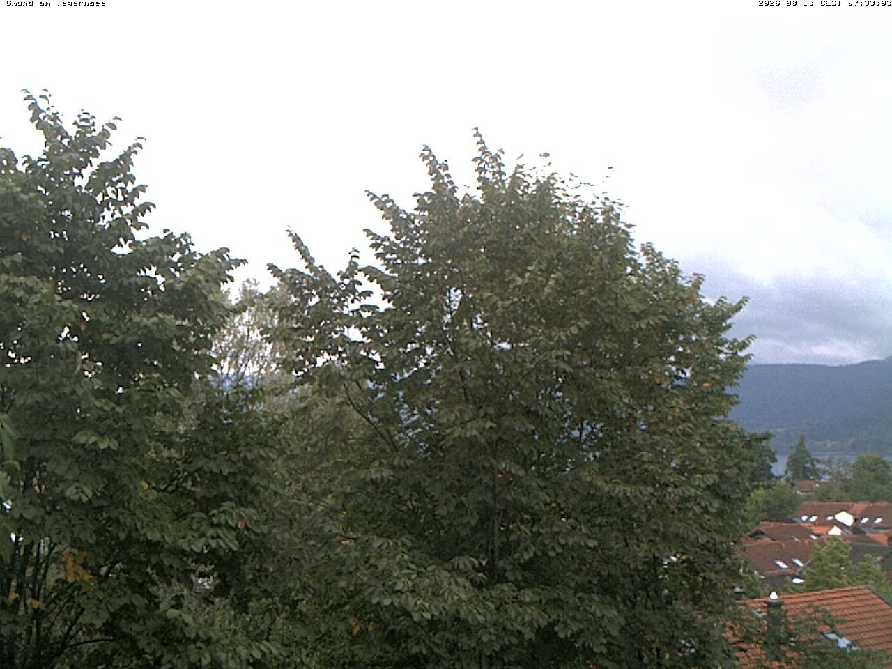 Archiv Foto Webcam Gmund am Tegernsee - Blick nach Süden