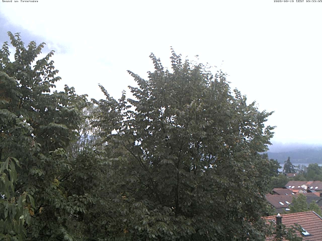 Archiv Foto Webcam Gmund am Tegernsee - Blick nach Süden