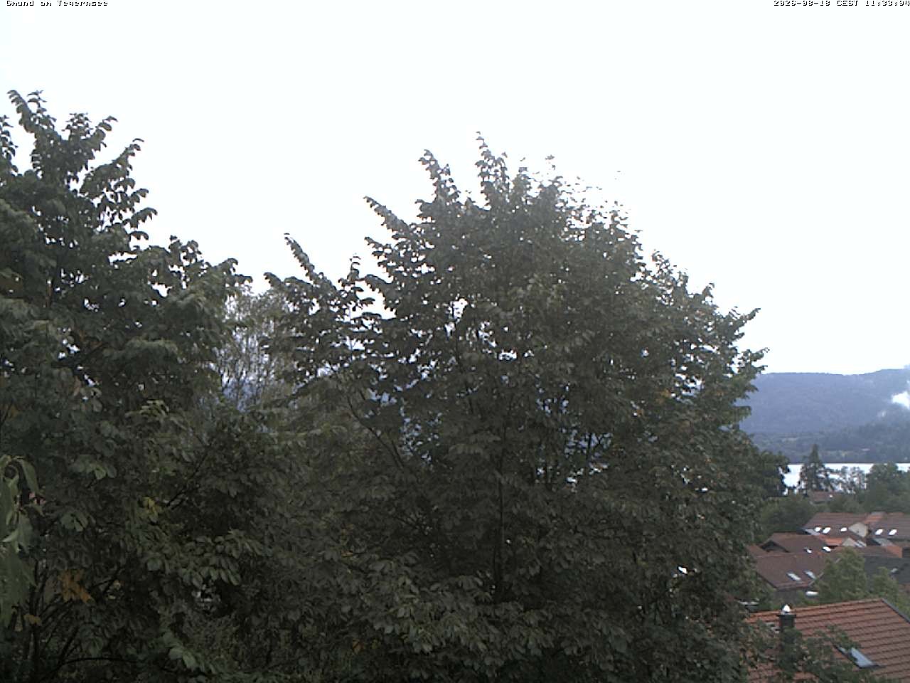 Archiv Foto Webcam Gmund am Tegernsee - Blick nach Süden
