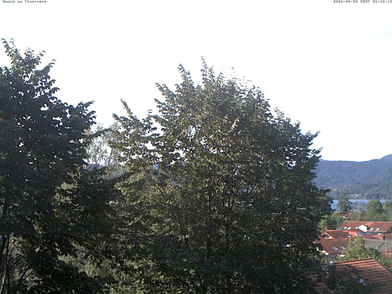 Archiv Foto Webcam Gmund am Tegernsee - Blick nach Süden