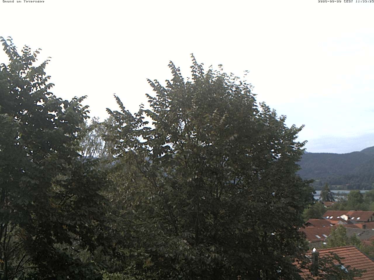 Archiv Foto Webcam Gmund am Tegernsee - Blick nach Süden