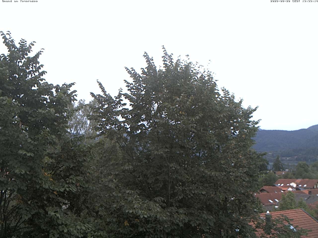 Archiv Foto Webcam Gmund am Tegernsee - Blick nach Süden