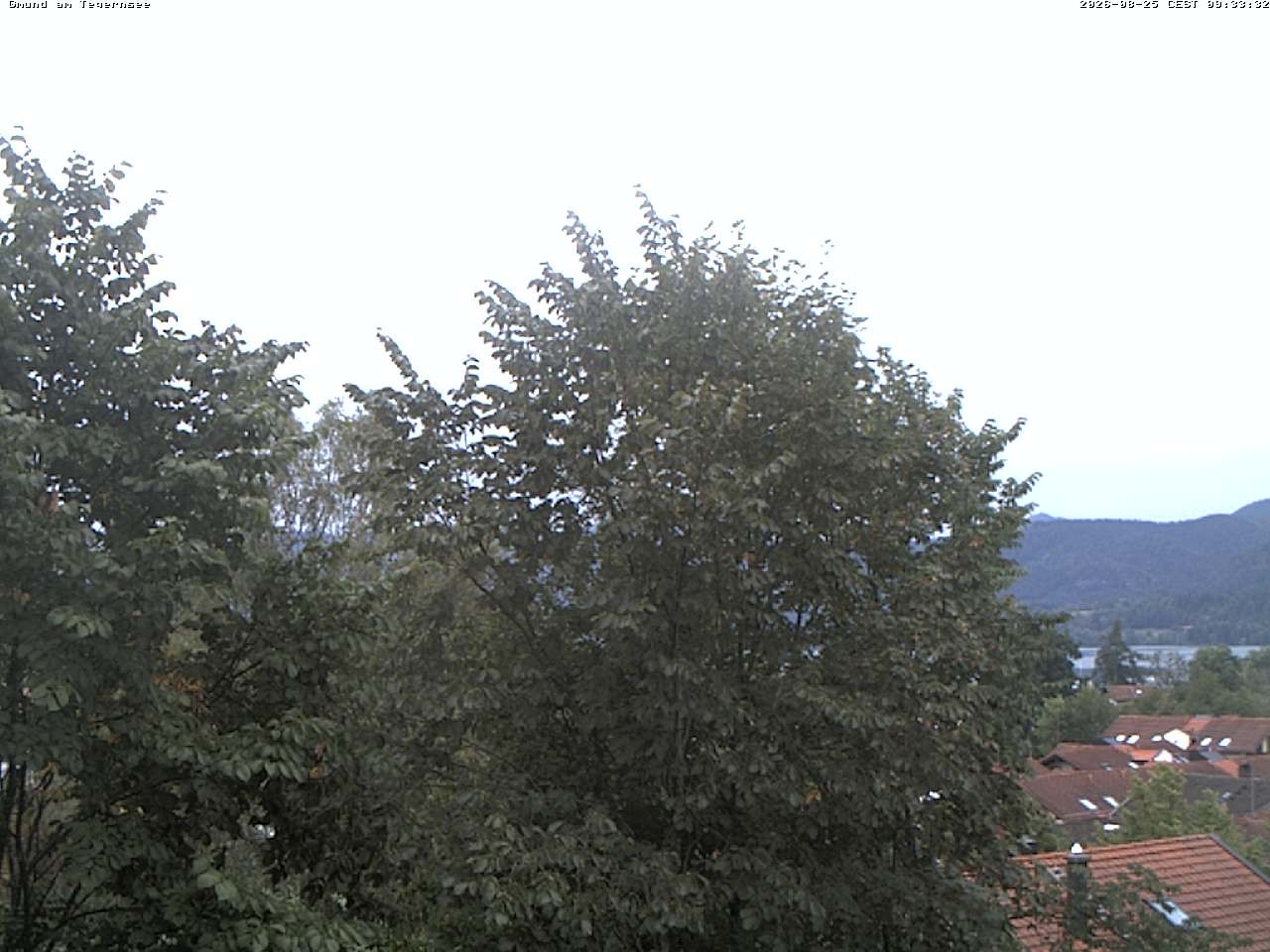 Archiv Foto Webcam Gmund am Tegernsee - Blick nach Süden