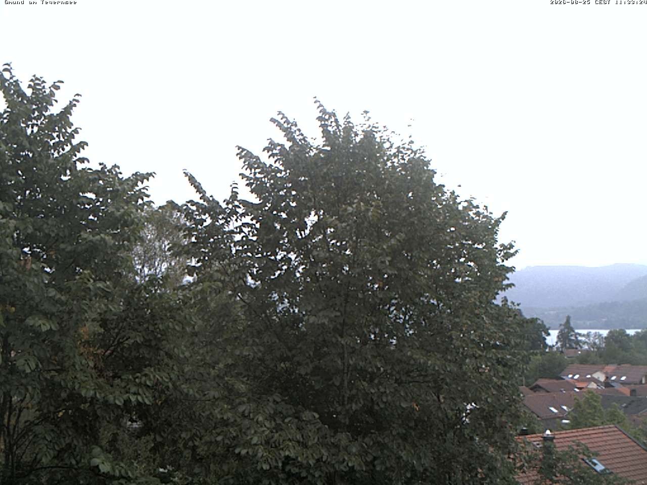 Archiv Foto Webcam Gmund am Tegernsee - Blick nach Süden